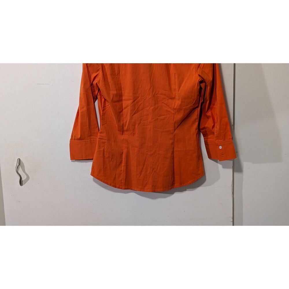 Express Design Studio Essential Shirt in Cotton Stretch tapered top XS - Picture 5 of 6